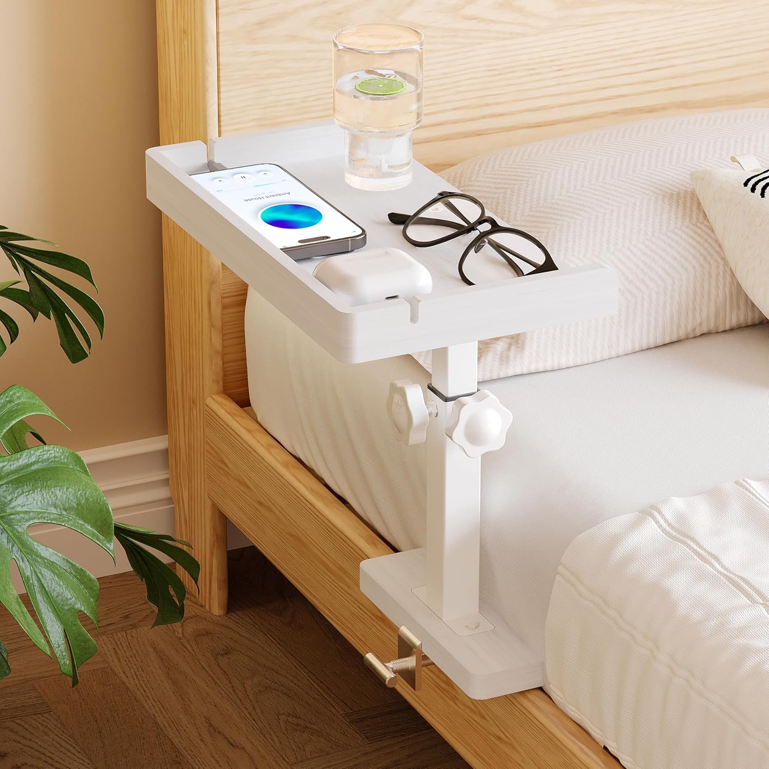 Wealone Adjustable Bedside Organizer